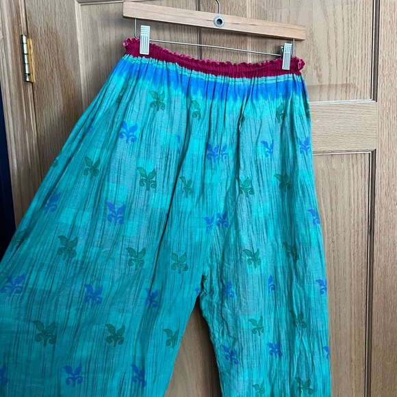 Kantha Bae Joplin Jogger Cotton Drawstring Pants One Size Women’s - Picture 3 of 7